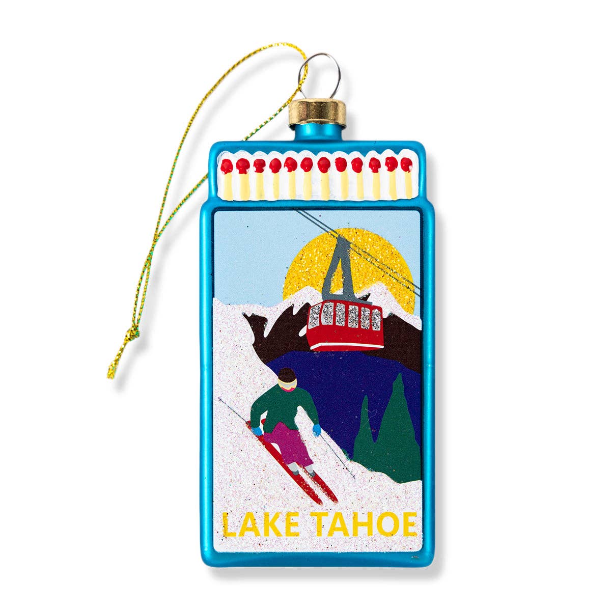 Matchbook Ornament - Lake Tahoe