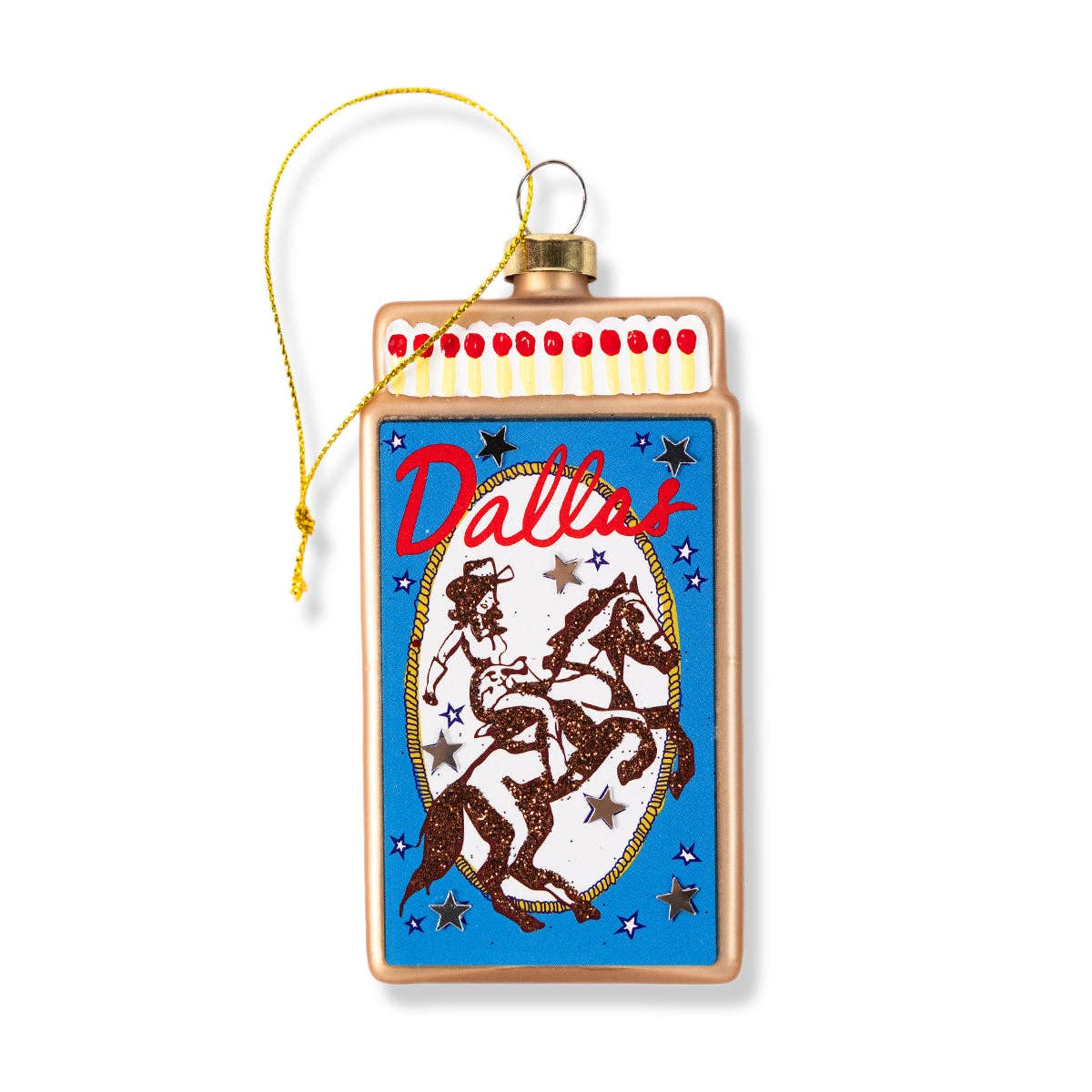 Matchbook Ornament - Dallas