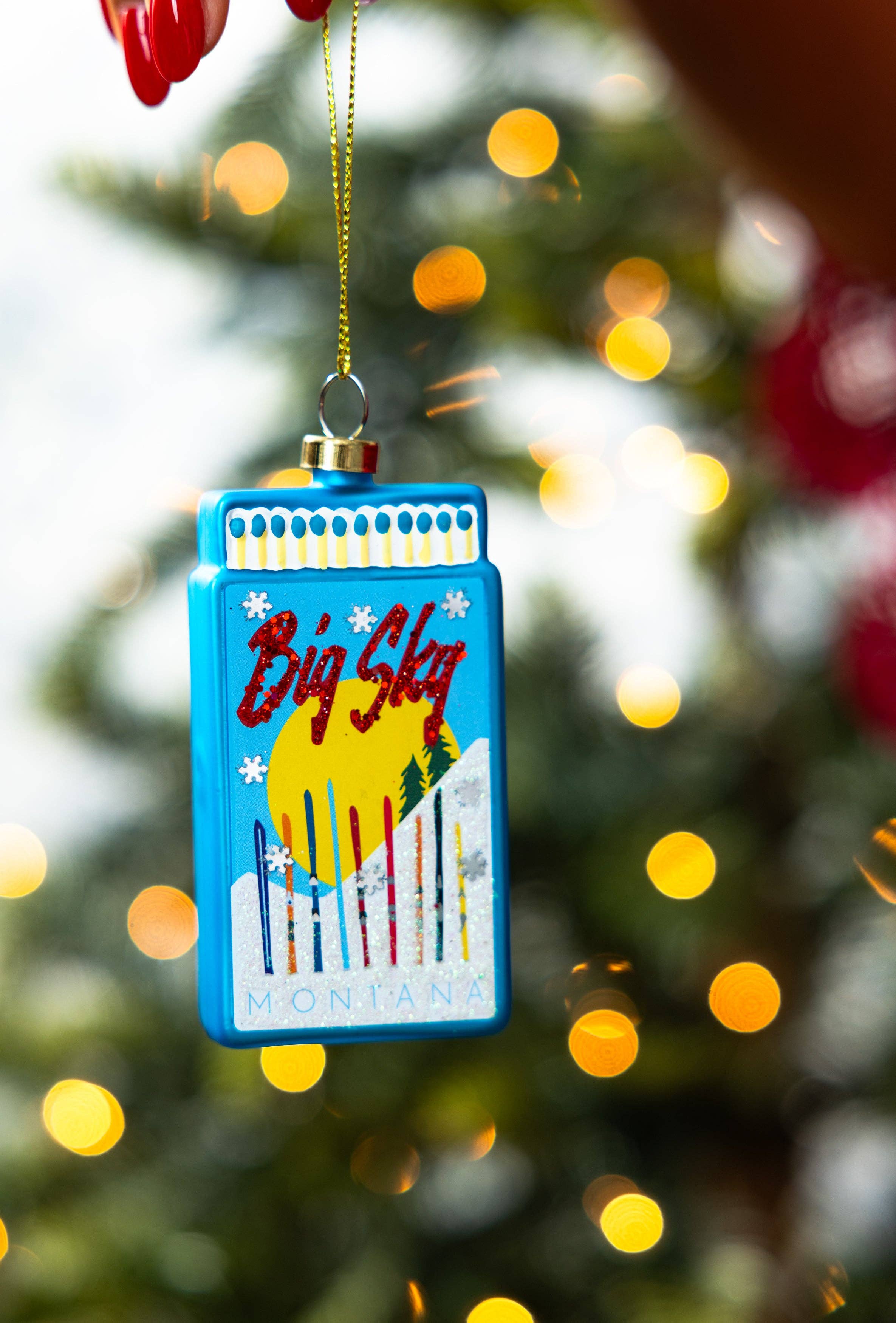 Matchbook Ornament - Big Sky