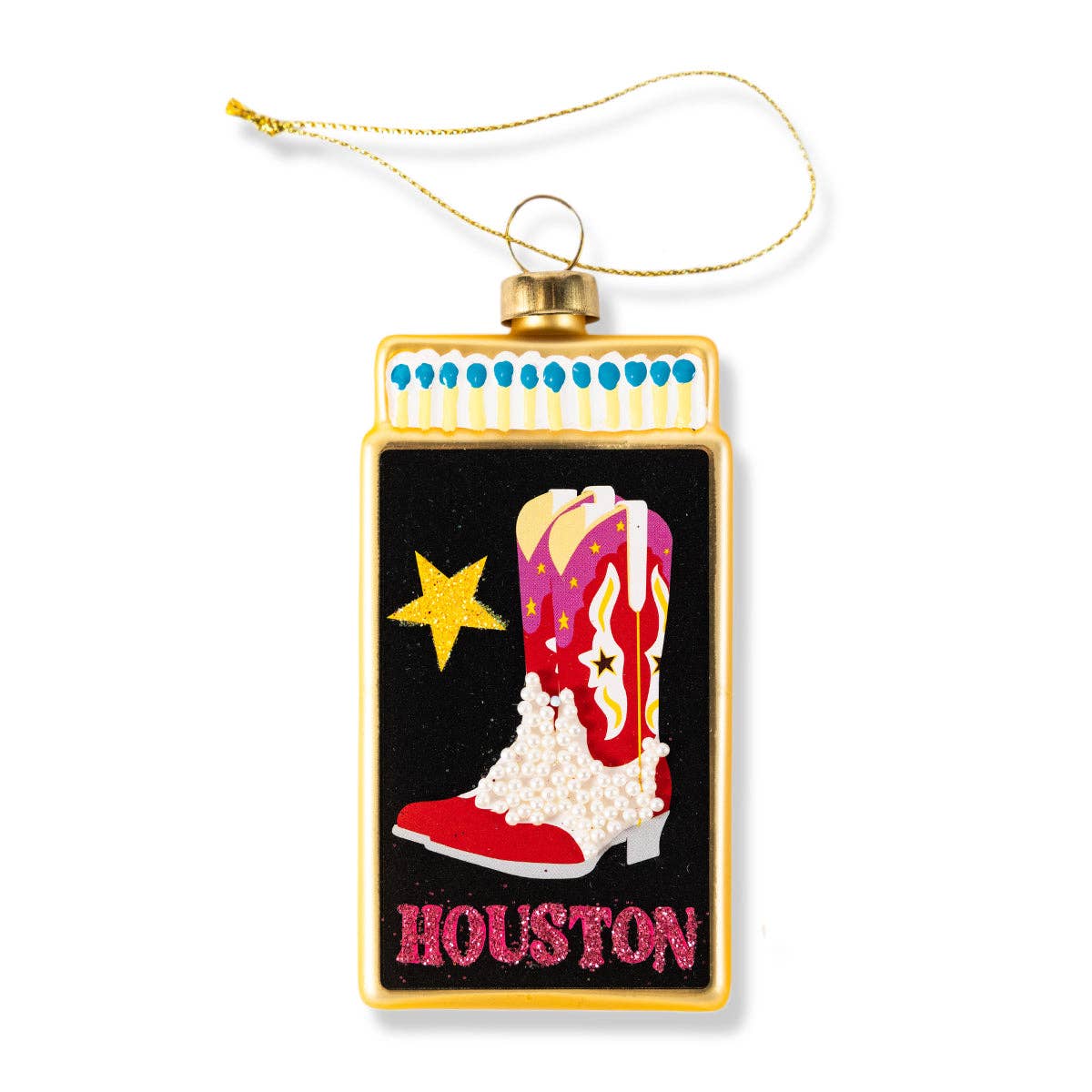 Matchbook Ornament - Houston